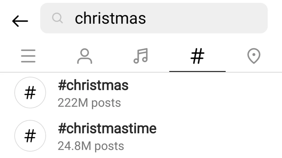 christmas hashtags